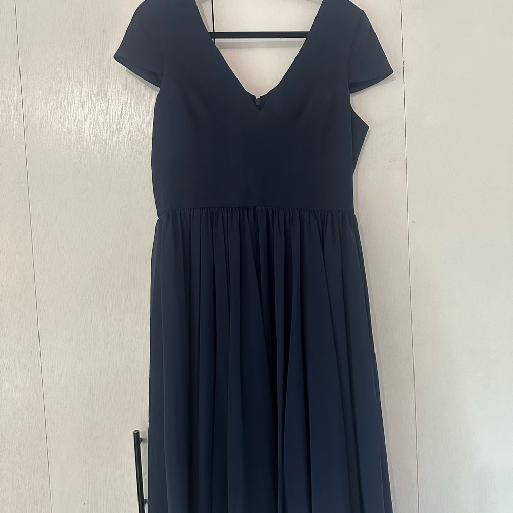 Dress the Population Deep Blue Midi Dress